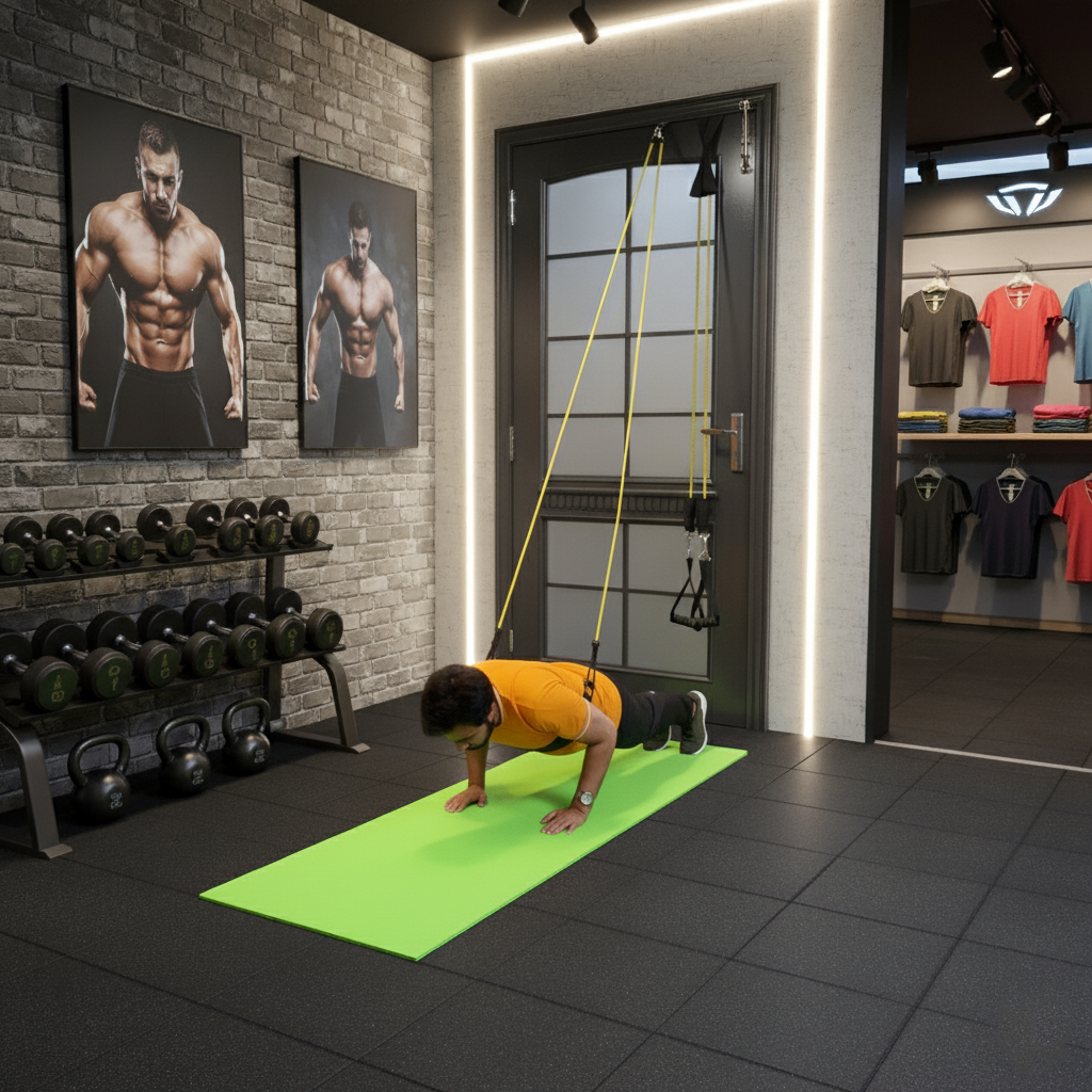 Home Gym Kit with Belt 145 kg